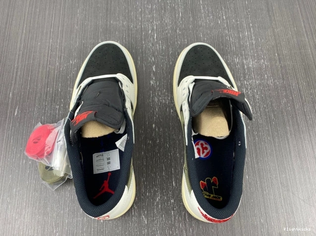 Air Olive Jordan x 1 Travis OG DZ4137-106 Low WMNS Scott 0825